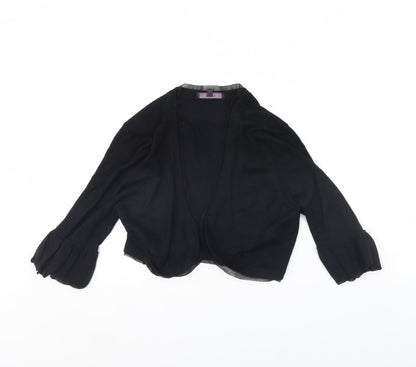 Womens UK Size M Coast Black Cardigan Jumper