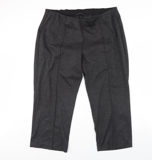 Bonmarché Womens Grey   Trousers  Size 22 L28 in