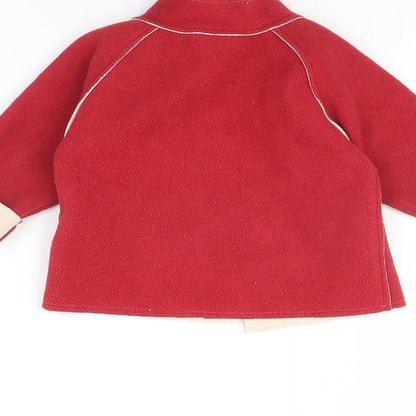 Vitamins Baby Red   Jacket  Size 6-9 Months