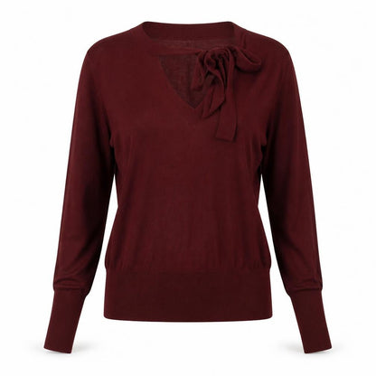 Womens UK Size L H&M Red Pullover Jumper