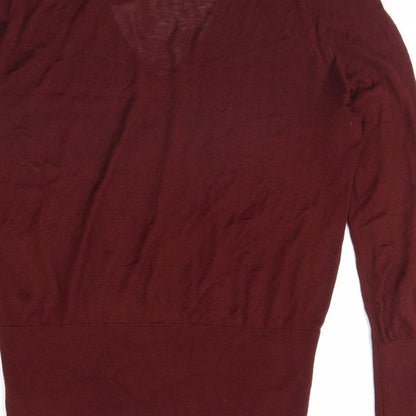 Womens UK Size L H&M Red Pullover Jumper