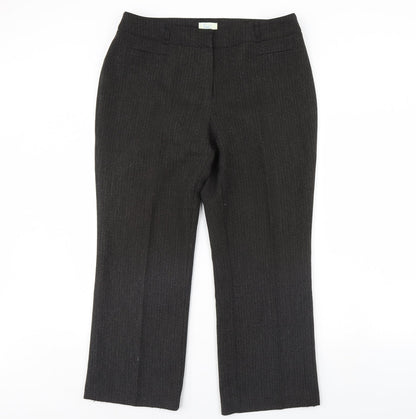 Womens UK Size 16 Klass Regular Fit Dress Pants Grey Trousers