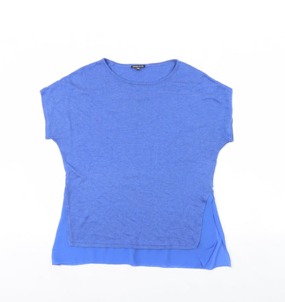 Womens UK Size 10 Warehouse Blue Pullover Jumper
