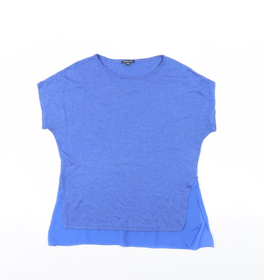 Womens UK Size 10 Warehouse Blue Pullover Jumper