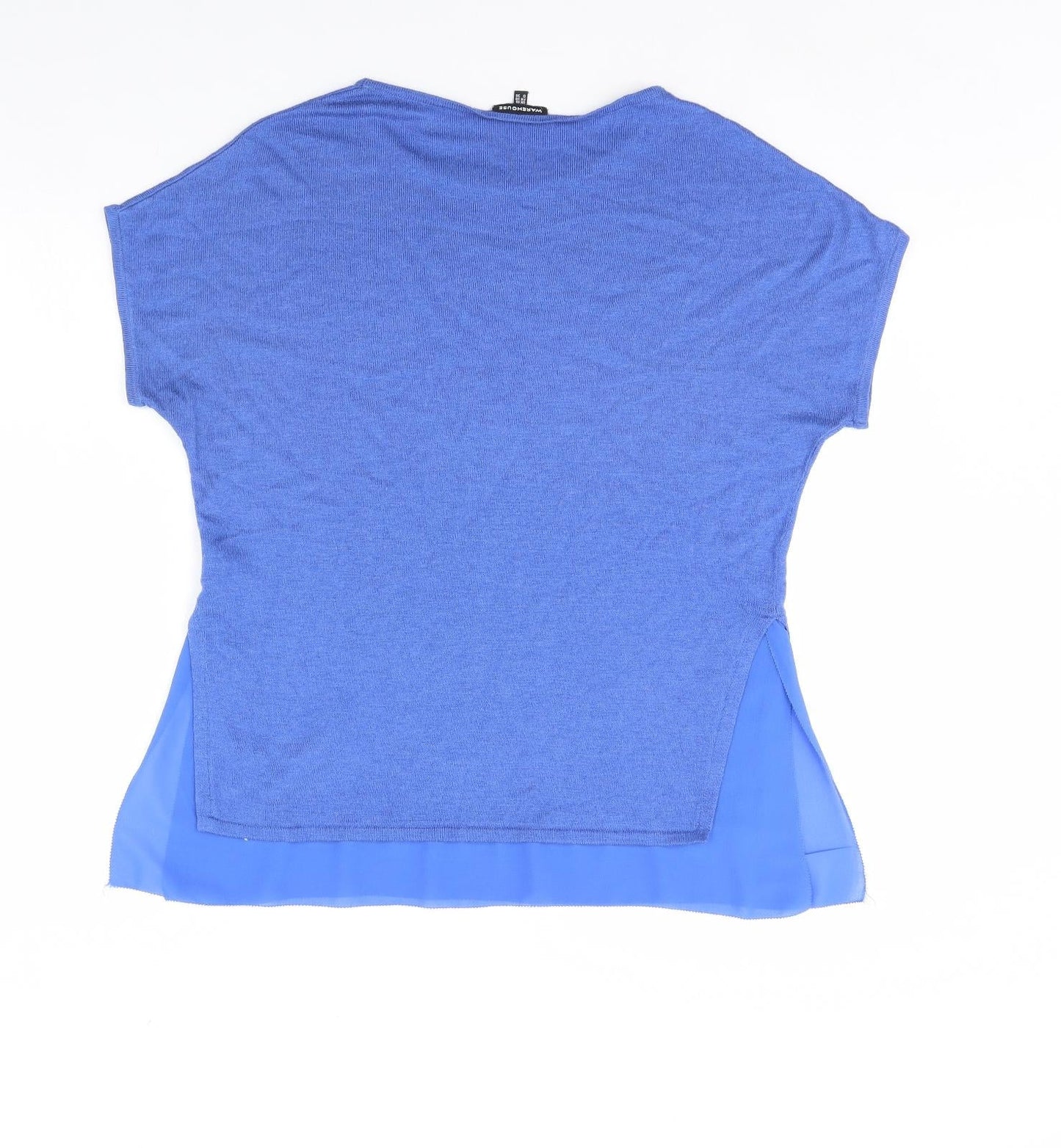 Womens UK Size 10 Warehouse Blue Pullover Jumper
