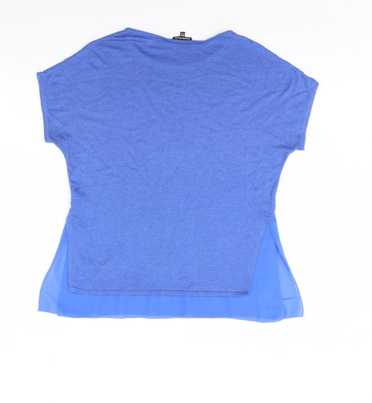 Womens UK Size 10 Warehouse Blue Pullover Jumper