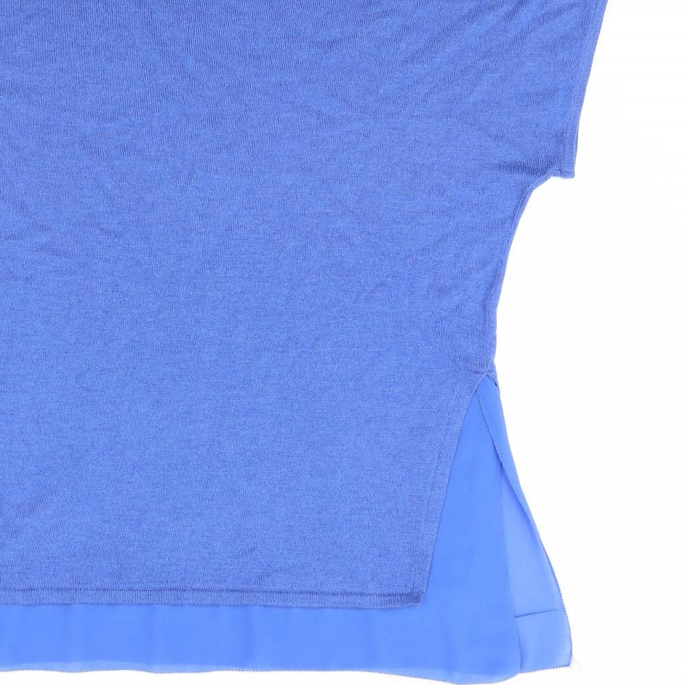 Womens UK Size 10 Warehouse Blue Pullover Jumper