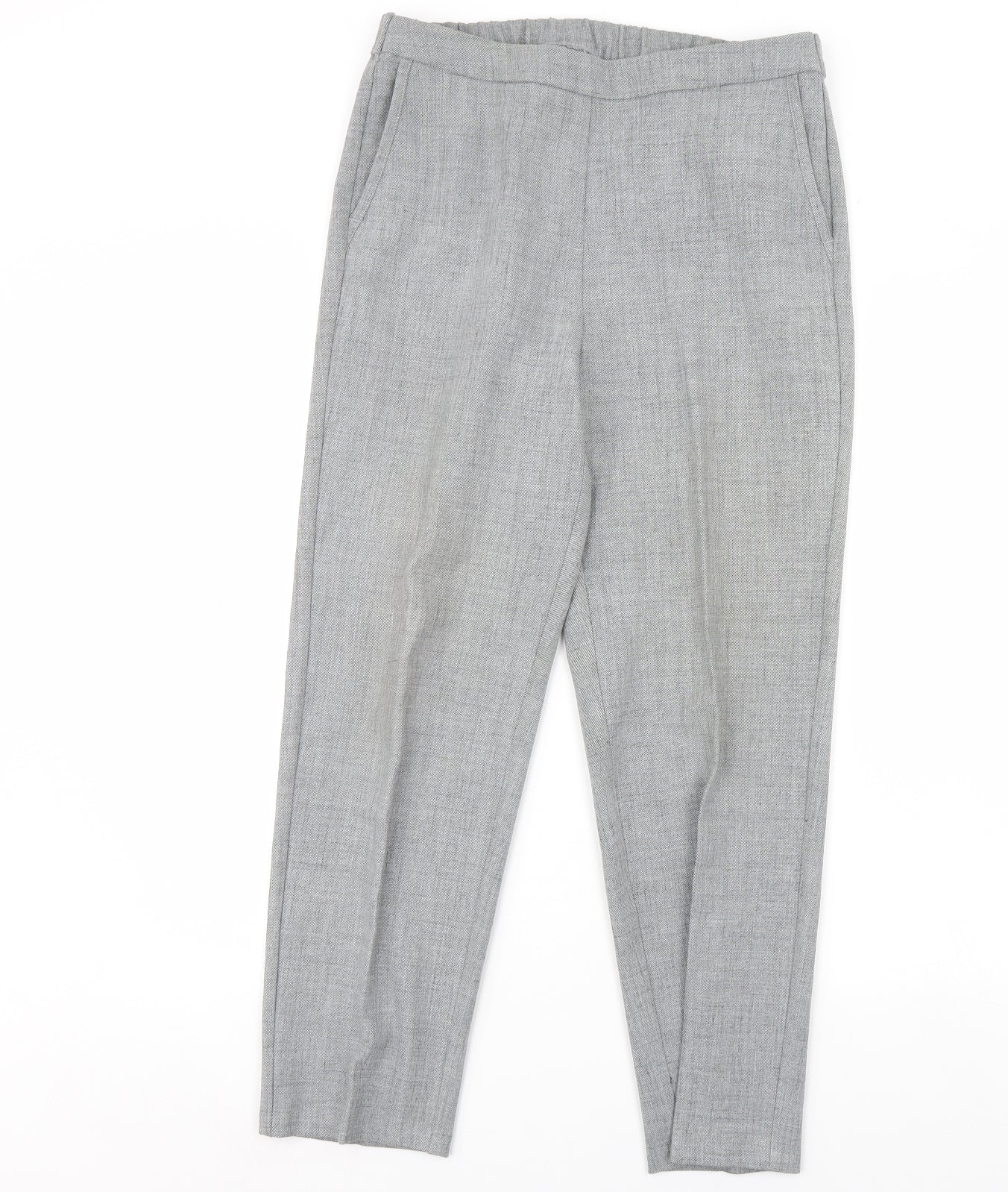 Womens UK Size 32 in Preworn Regular Fit  Grey Trousers