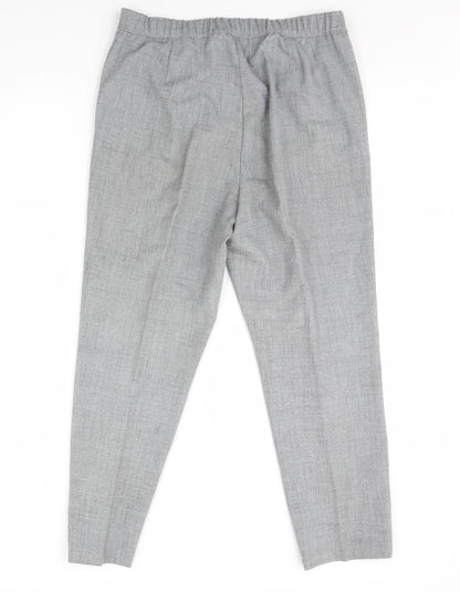 Womens UK Size 32 in Preworn Regular Fit  Grey Trousers