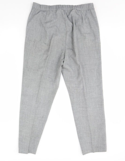 Womens UK Size 32 in Preworn Regular Fit  Grey Trousers