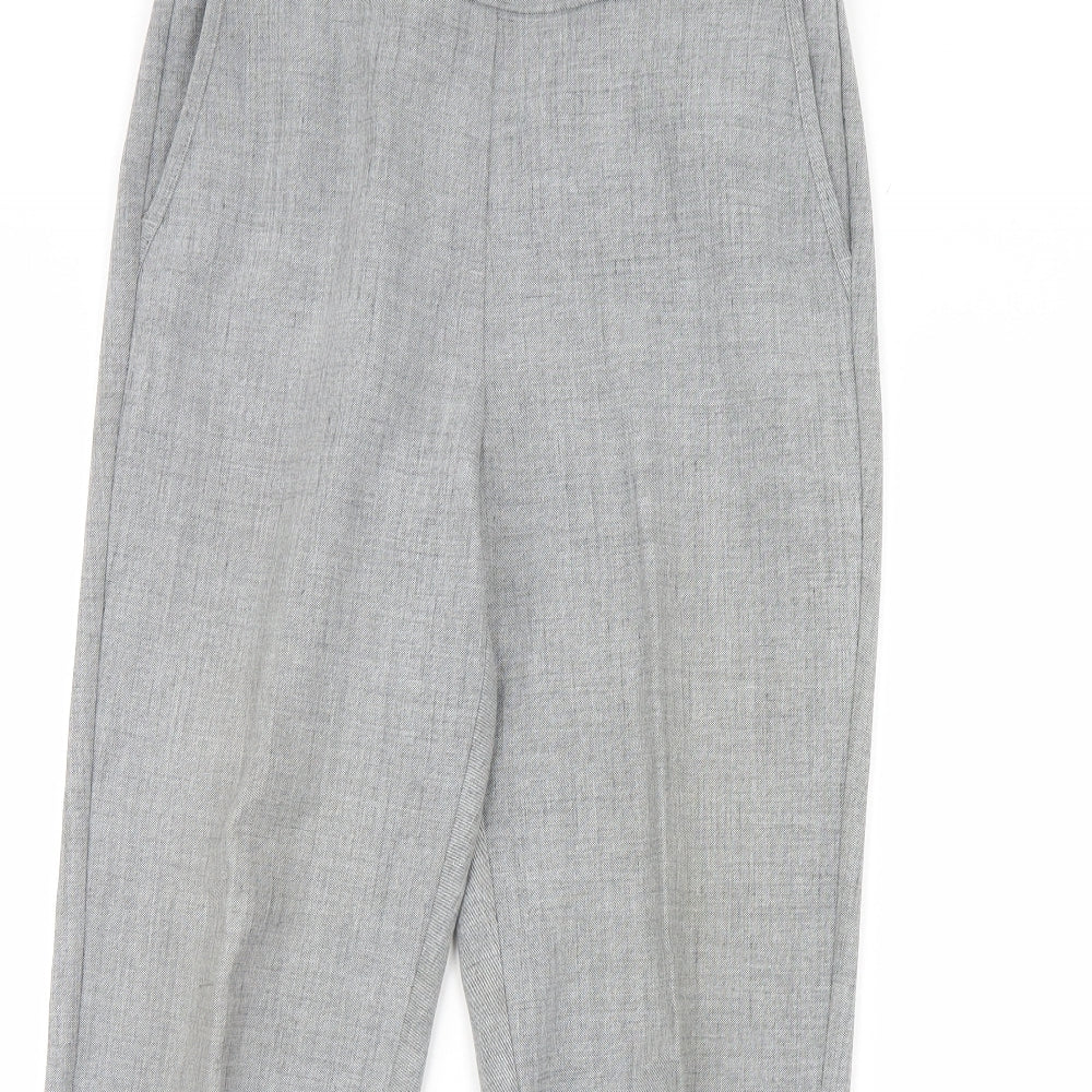 Womens UK Size 32 in Preworn Regular Fit  Grey Trousers