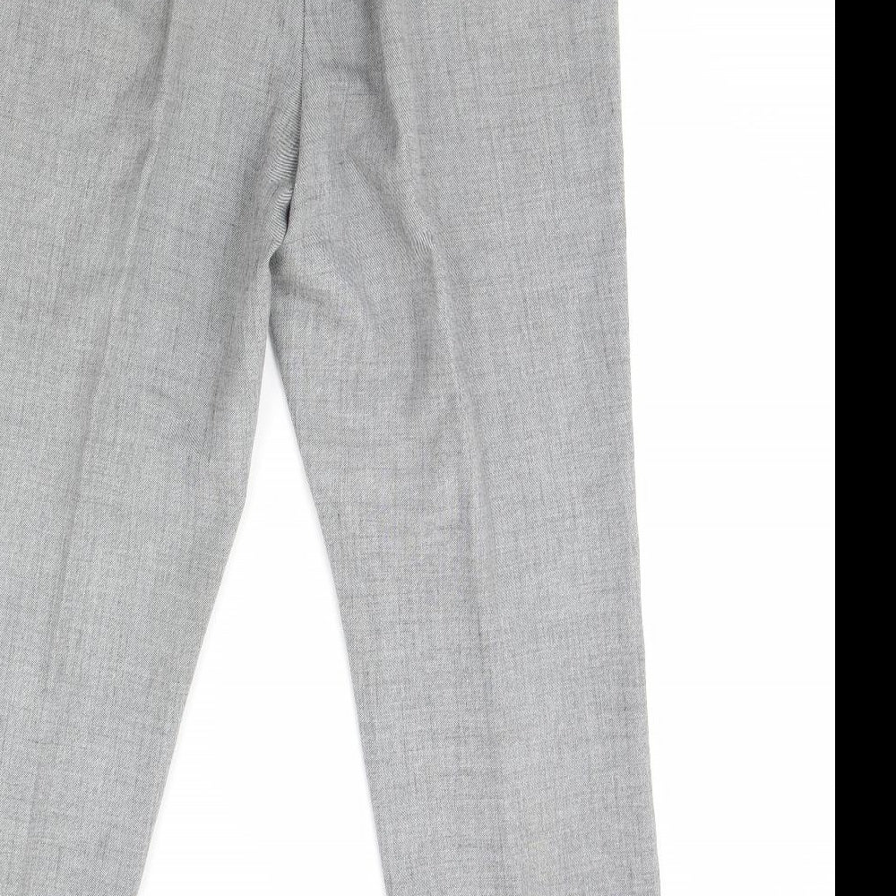 Womens UK Size 32 in Preworn Regular Fit  Grey Trousers