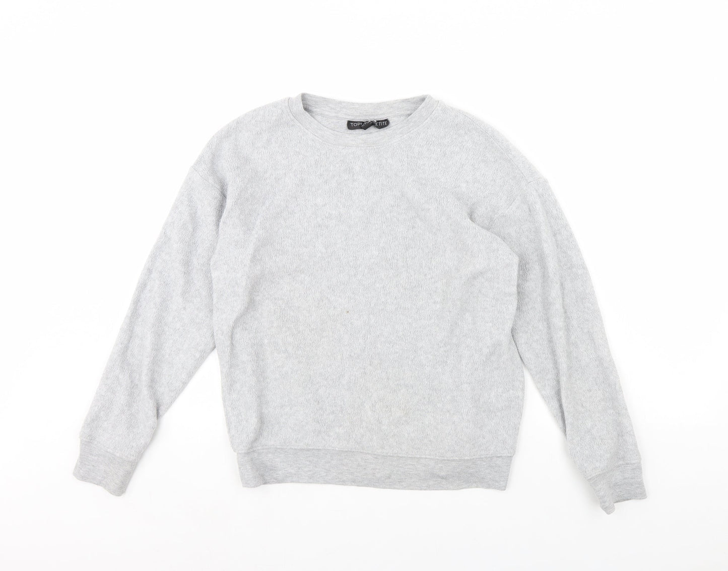 Womens UK Size 10 Topshop Grey Pullover Jumper