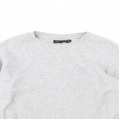 Womens UK Size 10 Topshop Grey Pullover Jumper