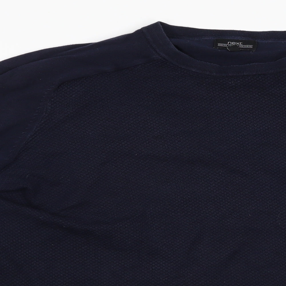Mens UK Size XL NEXT Blue  Button-Up Long Sleeve Casual Shirt