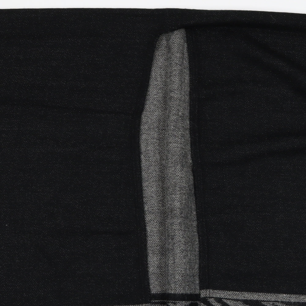 Womens UK Size One Size Debenhams Black Overcoat