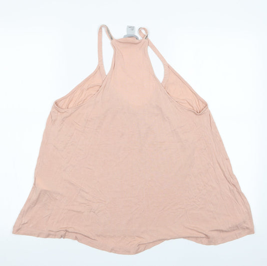 Womens UK Size 8 H&M Pink Camisole T-Shirt