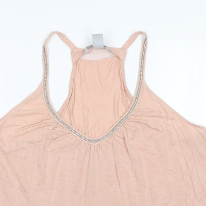 Womens UK Size 8 H&M Pink Camisole T-Shirt