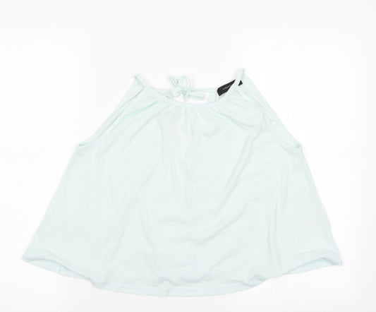 Womens UK Size 4 Atmosphere Green Camisole T-Shirt