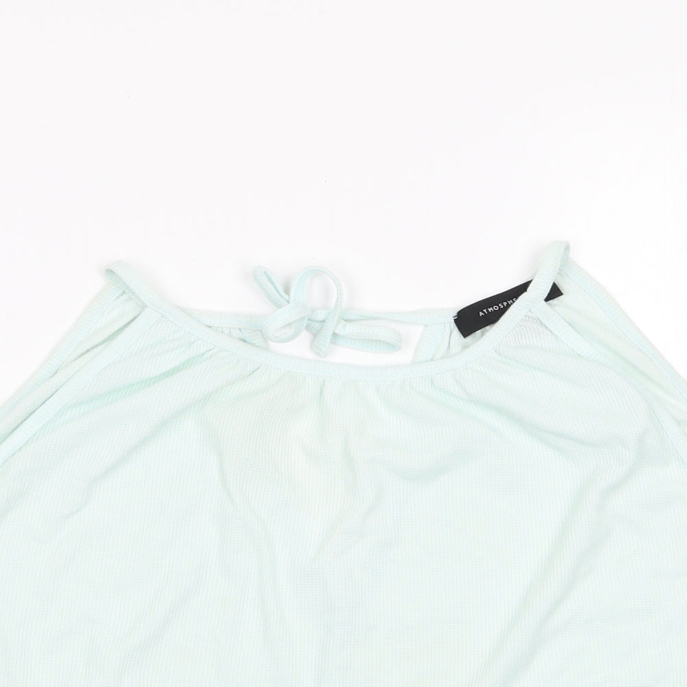 Womens UK Size 4 Atmosphere Green Camisole T-Shirt