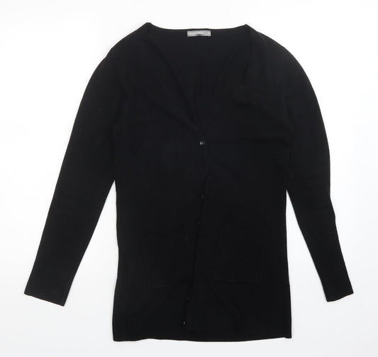 Womens UK Size S Woolworths Black Cardigan Jumper