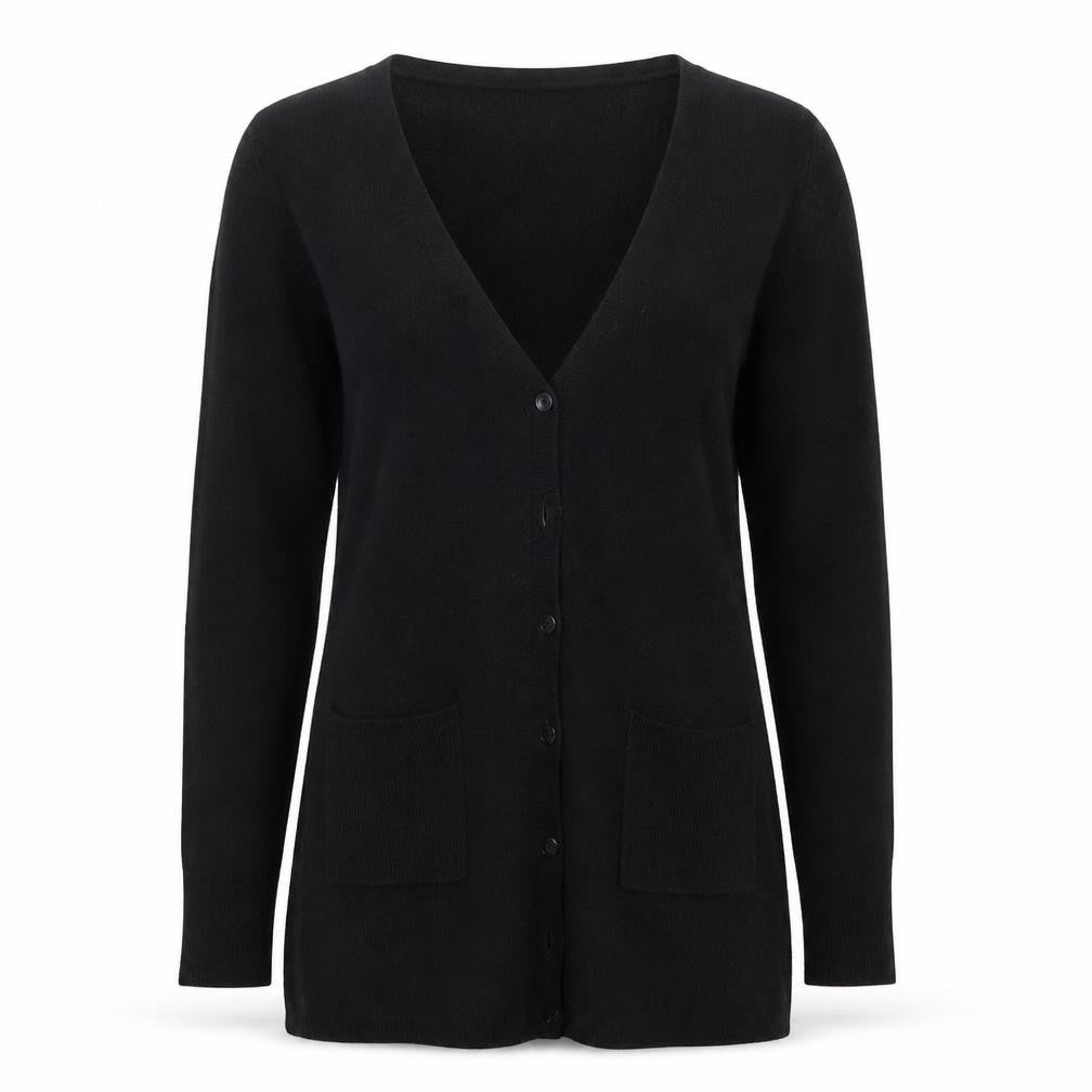 Womens UK Size S Woolworths Black Cardigan Jumper