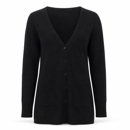 Womens UK Size S Woolworths Black Cardigan Jumper