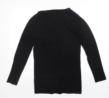 Womens UK Size S Woolworths Black Cardigan Jumper