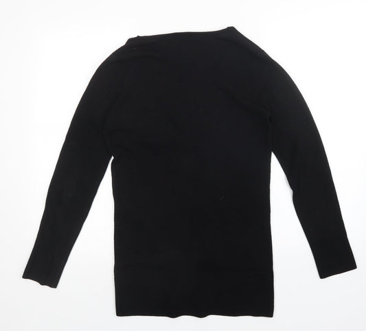 Womens UK Size S Woolworths Black Cardigan Jumper