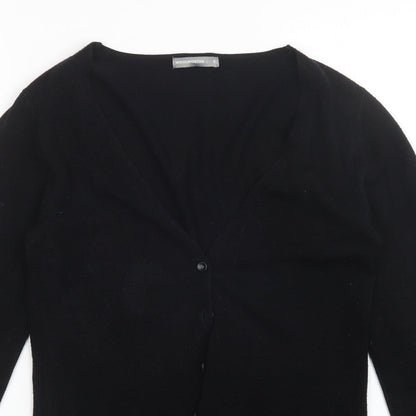 Womens UK Size S Woolworths Black Cardigan Jumper