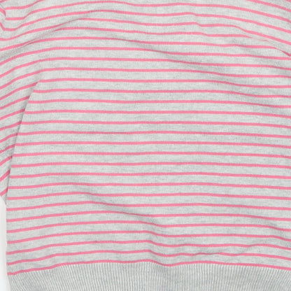 atmosph Womens Multicoloured Striped  Cardigan Jumper Size 8