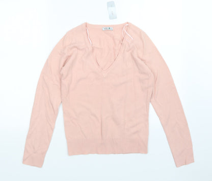 Womens UK Size S MK one Pink Pullover Jumper