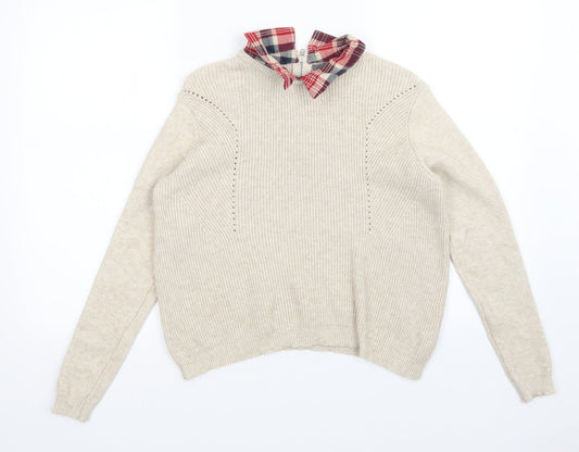 Primark Womens Beige   Pullover Jumper Size M