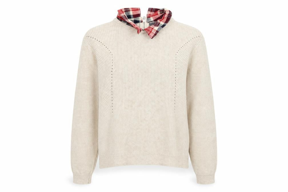 Womens UK Size M Primark Beige Pullover Jumper