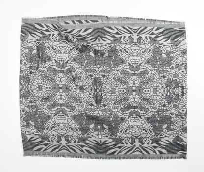 Preworn Womens Grey Floral   Shawl/Wrap