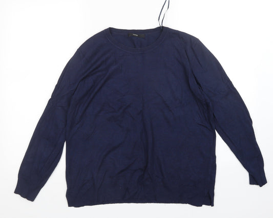 George Womens Blue   Pullover Jumper Size 14