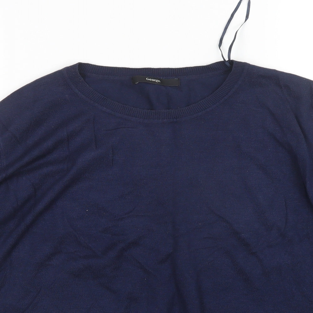 George Womens Blue   Pullover Jumper Size 14