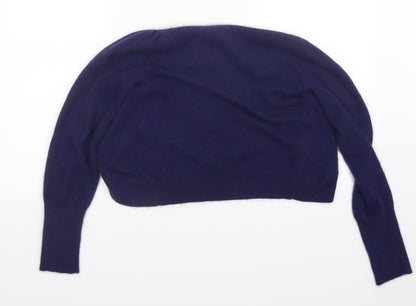 Womens UK Size 8 Warehouse Purple Shrug Jumper