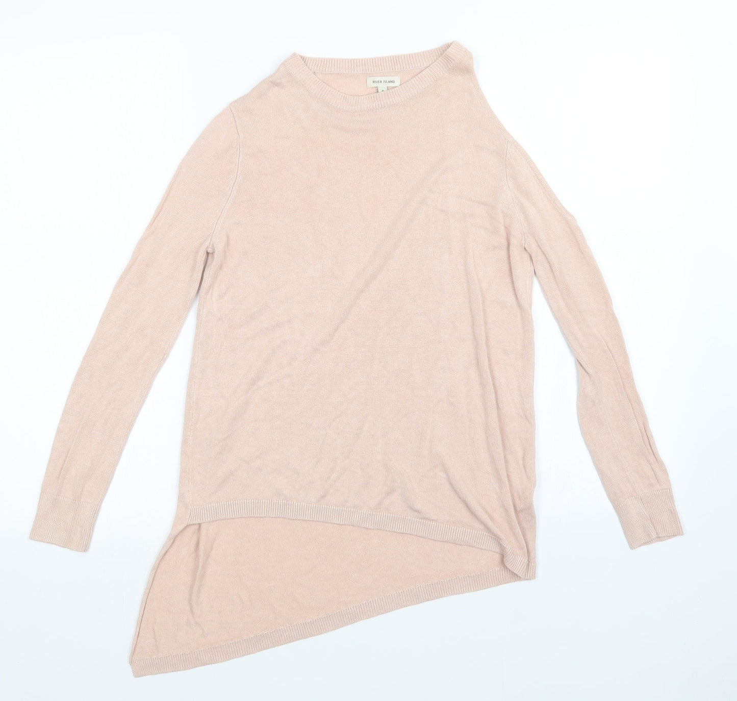 Womens UK Size 6 River Island Pink Pullover Jumper