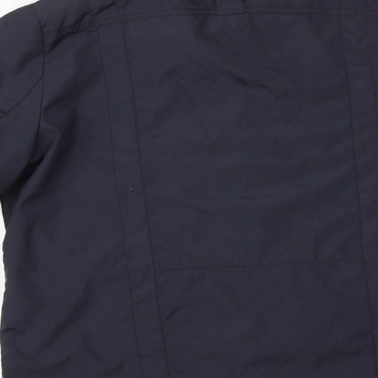 Frank Eden Womens Blue   Windbreaker Jacket Size 10