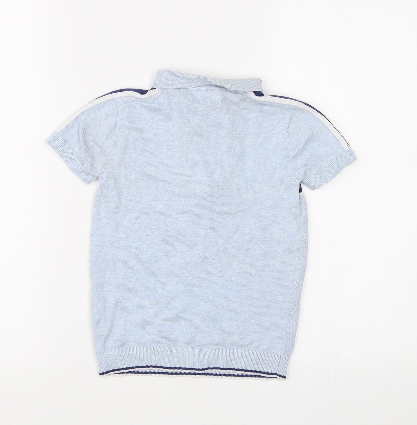 NEXT Boys Blue Striped  Basic Polo Size 6 Years