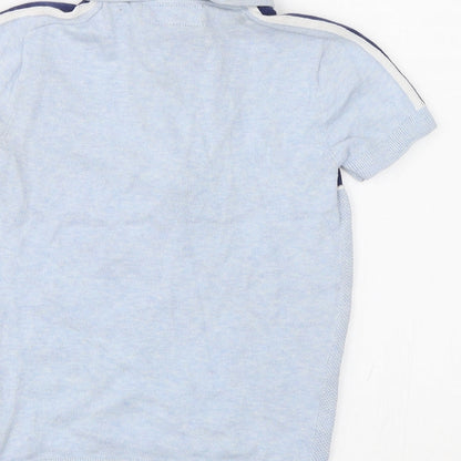 NEXT Boys Blue Striped  Basic Polo Size 6 Years