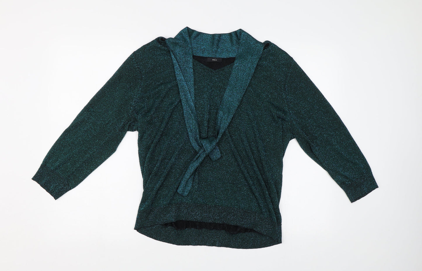 Womens UK Size 20 M&Co Green Pullover Jumper