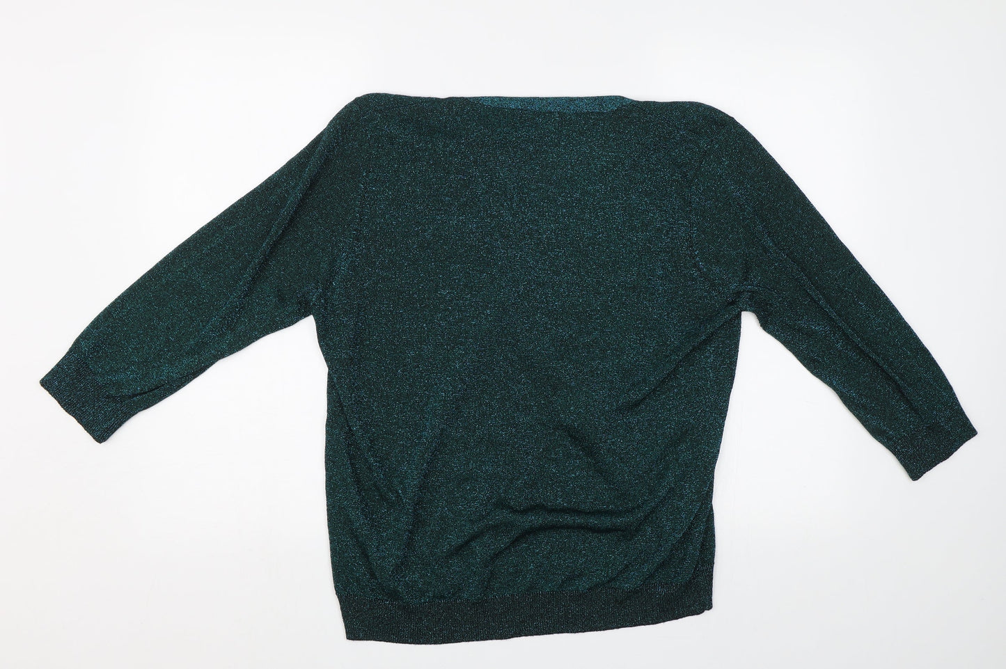 Womens UK Size 20 M&Co Green Pullover Jumper