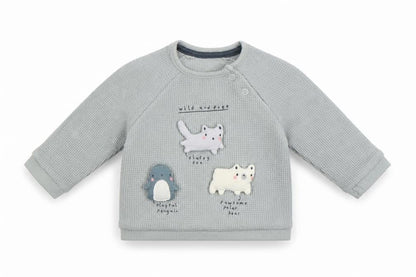 George Baby Green   Basic T-Shirt Size 3-6 Months  - Animals