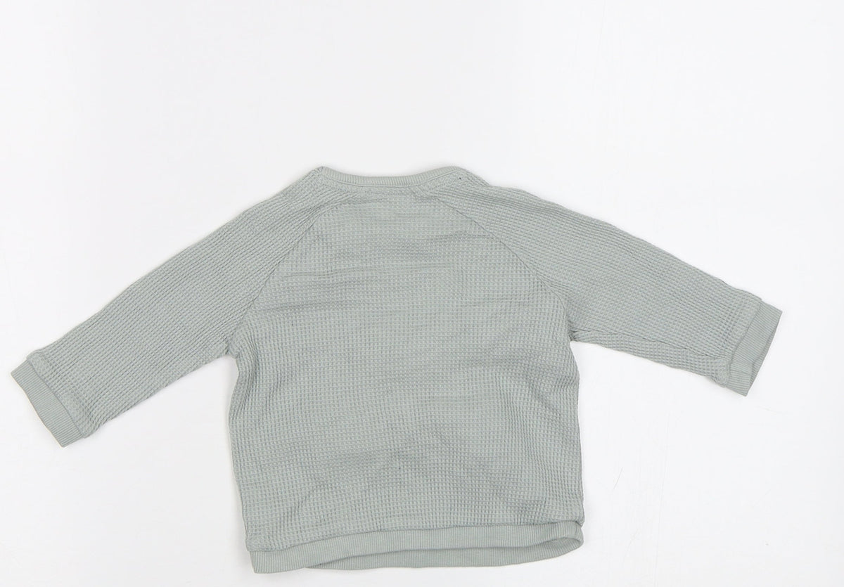George Baby Green   Basic T-Shirt Size 3-6 Months  - Animals