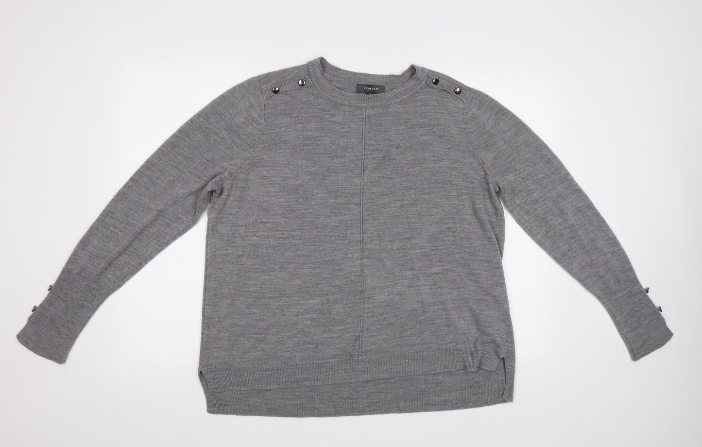 Primark Womens Grey   Pullover Jumper Size XL
