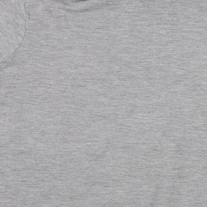 Womens UK Size S Isle Grey Basic T-Shirt