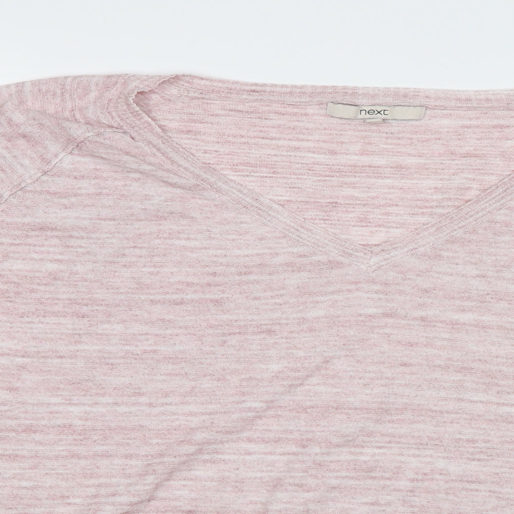 Womens UK Size 12 NEXT Pink Pullover Jumper