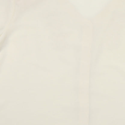 Taylor X Two Womens Ivory Floral  Basic Blouse Size 14